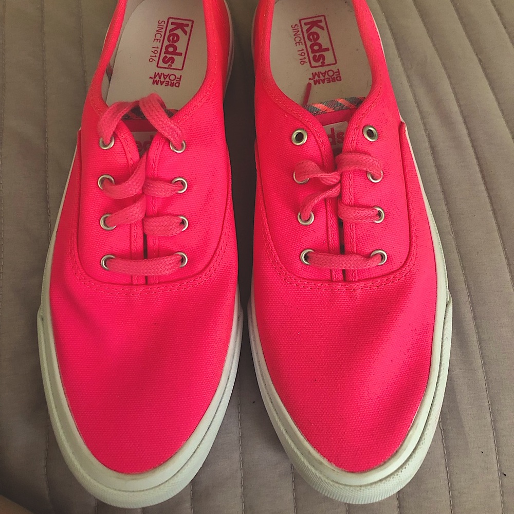 Neon Pink Ked’s